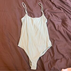 Pistachio Green One Pice Body Suit